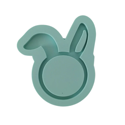 Molde De Silicone Para Resina Porta Guardanapo Anel Coelho - 1 Cavidade