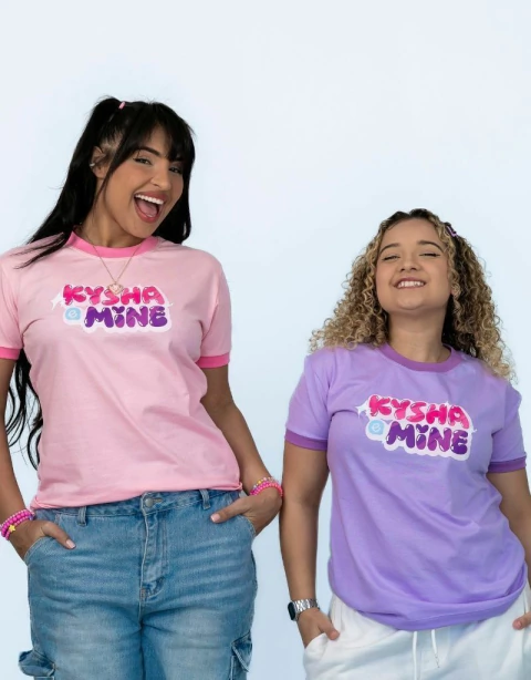 Kit Melhores Amigas - Rosa e Roxa - Kysha e Mine - comprar online