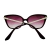 Óculos de Sol Istambul - Proteção UVA e UVB - Bordô e Haste Metal - loja online
