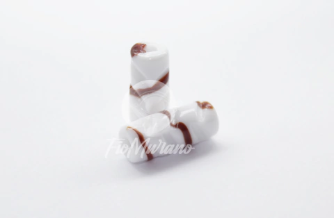 Firma Frizada M - Branco com Marrom