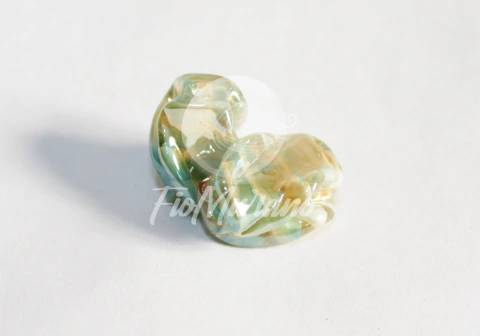 Torcida/ TAM ÚNICO - Azul Turquesa com Branco