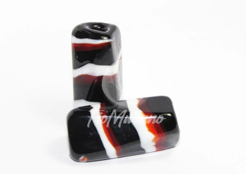 Cestavada GG - Preto com Branco e Vermelho