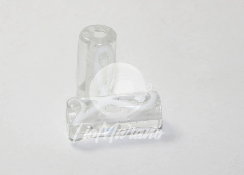 Firma Lisa M/ TAM ÚNICO - Cristal com Peixe Branco