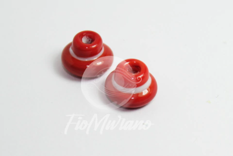 Chapéus P - Vermelho com Branco