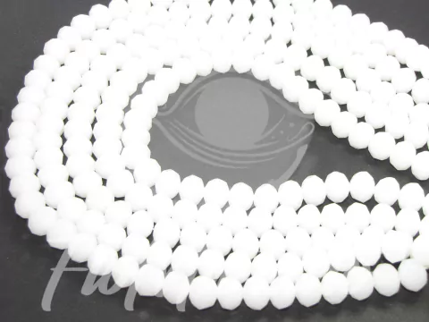 Fio de Cristal AA Flat® 10mm - Ice Leitoso