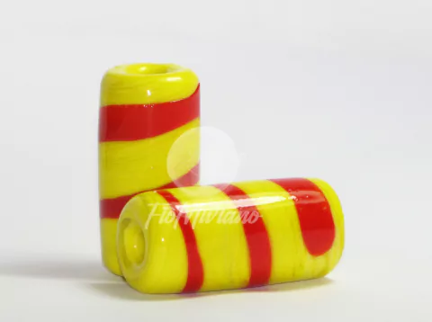 Firma Lisa GG - Amarelo com Vermelho