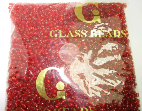 Missangão 6/0 - Vermelho Translúcido