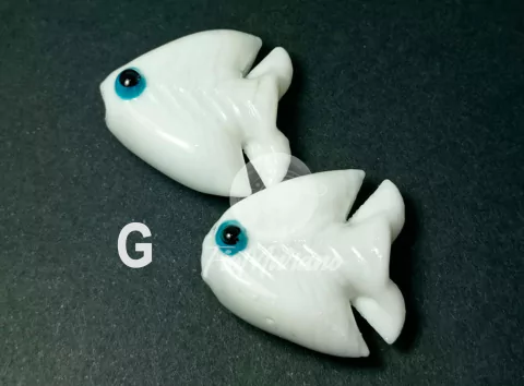 Peixes G - Branco Leitoso