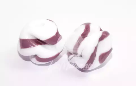 Carambola G - Branco com Roxo Leitoso