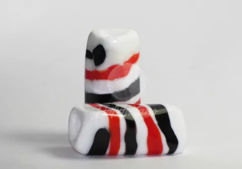 Cestavada GG - Branco com Vermelho e Preto