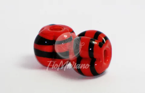 Pitanga G - Vermelho com Preto