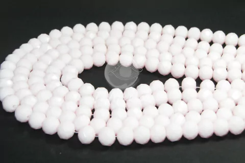 Fio de Cristal AA Flat® 10mm - Bege Claro Leitoso