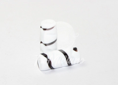 Firma Frizada M - Branco com Preto