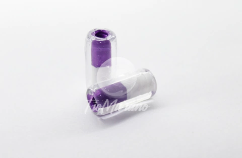 Firma Lisa M/ TAM ÚNICO - Cristal com Branco e Roxo