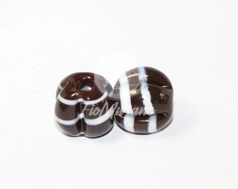 Pitanga GG - Marrom com Branco