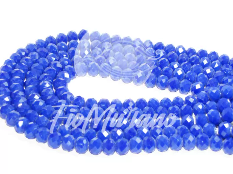Fio de Cristal AA Flat® 10mm - Azul Royal