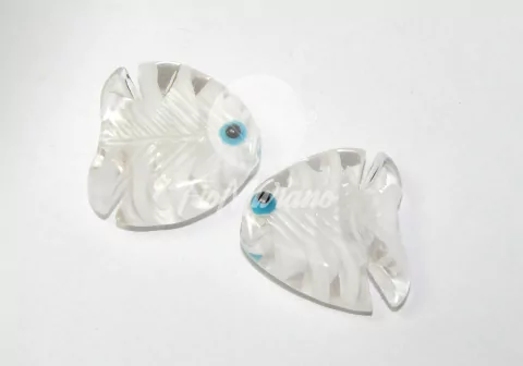 Peixes GG - Cristal com Branco