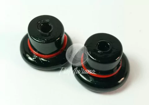 Chapéus M - Preto com Vermelho Leitoso