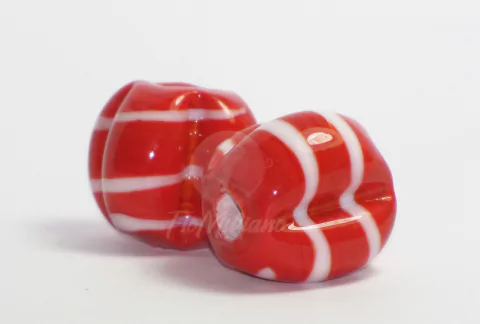 Pitanga G - Vermelho com Branco Leitoso