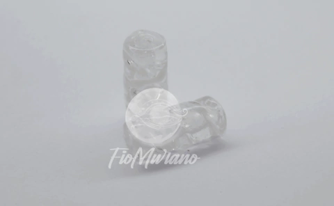 Firma Frizada M - Cristal com Branco