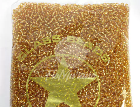 Missangão 6/0 - Âmbar Transparente