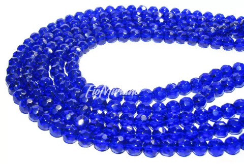 Fio de Vidro Bola Cult® 8mm - Azulão Escuro