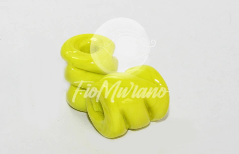 Tubinho Frizado TAM/ÚNICO - Amarelo Leitoso