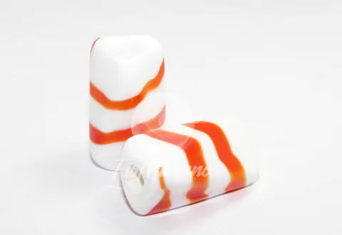 Cestavada G - Branco com Vermelho leitoso