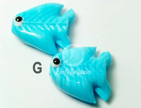 Peixes G - Azul Turquesa Leitoso