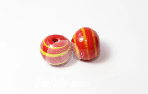 Bola G - Vermelho com Amarelo Leitoso - comprar online