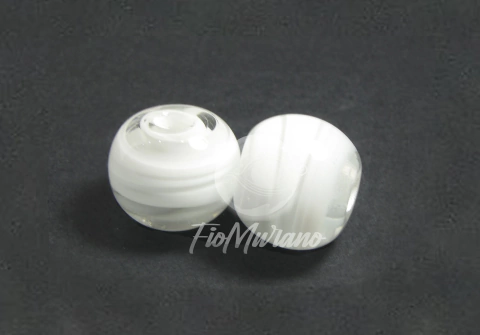 Bola M - Cristal com Branco - comprar online