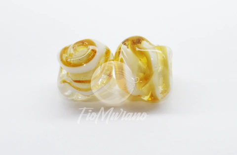 Carambola GG - Cristal com Âmbar e Branco - comprar online