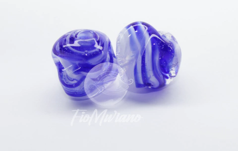 Carambola GG - Cristal com Azulão e Branco - comprar online