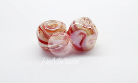 Carambola M - Vermelho com Branco Irizado - comprar online