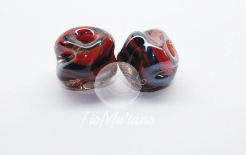 Carambola M - Preto com vermelho Irizado - comprar online