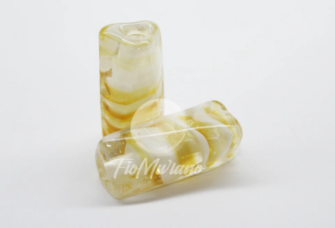 Cestavada GG - Cristal com Ambâr e Branco - comprar online