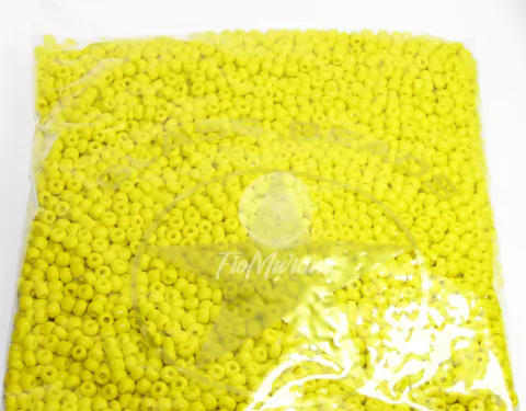 Missangão 6/0 - Amarelo Leitoso