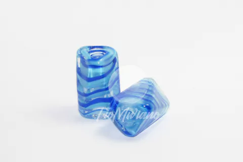 Cestavada G - Royal e Turquesa com Cristal