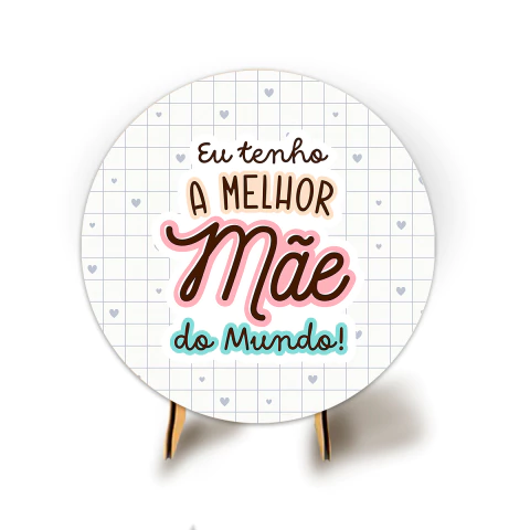 Painel Festa Redondo Veste Fácil C/ Elástico 50cm Dia das Mães - comprar online