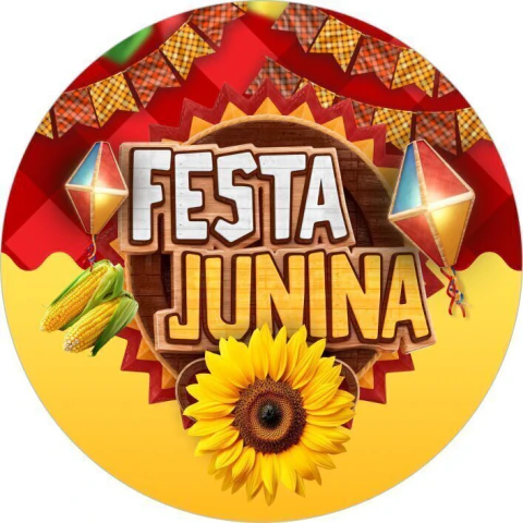 Painel Veste Facil Redondo C/ Elastico 1,50m Festa Junina na internet