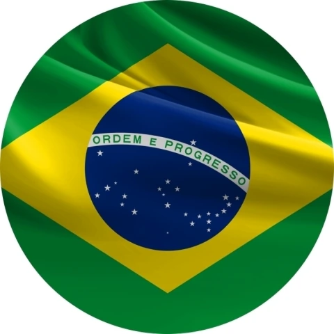 Painel Festa Redondo C/ Elastico 1,50m Brasil Seleção Copa - loja online