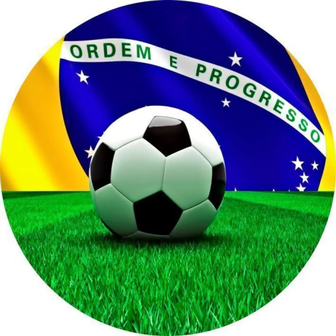Painel Festa Redondo C/ Elastico 1,50m Brasil Seleção Copa