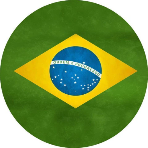 Painel Festa Redondo C/ Elastico 1,50m Brasil Seleção Copa - loja online