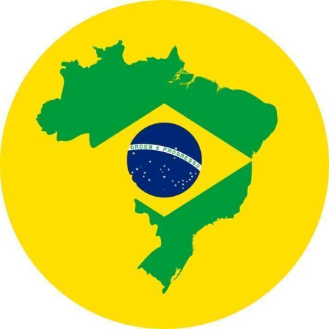 Painel Festa Redondo C/ Elastico 1,50m Brasil Seleção Copa