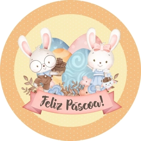 Painel Festa Redondo Veste Fácil Com Elástico 1,50m Páscoa na internet