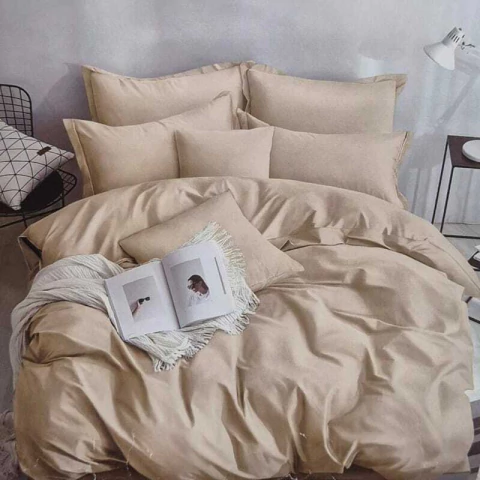 Sábanas King lisas con fundas bordadas. - comprar online