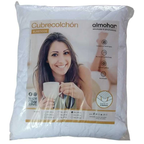 Cubre colchón - 2 plazas y media.