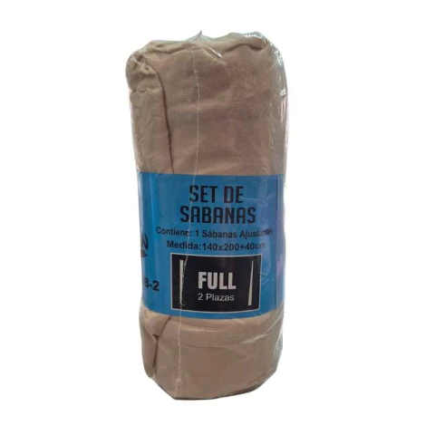 Sábana ajustable Full ( 2 plazas) lisas. - comprar online