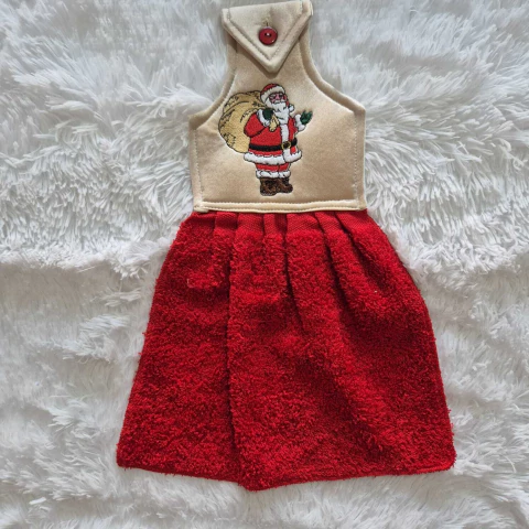 Toallas de mano navideñas.