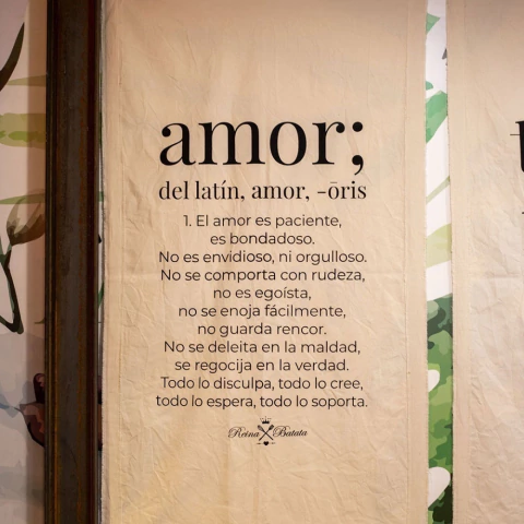 Cuadro Amor de Tela Canvas 1x1.50cm